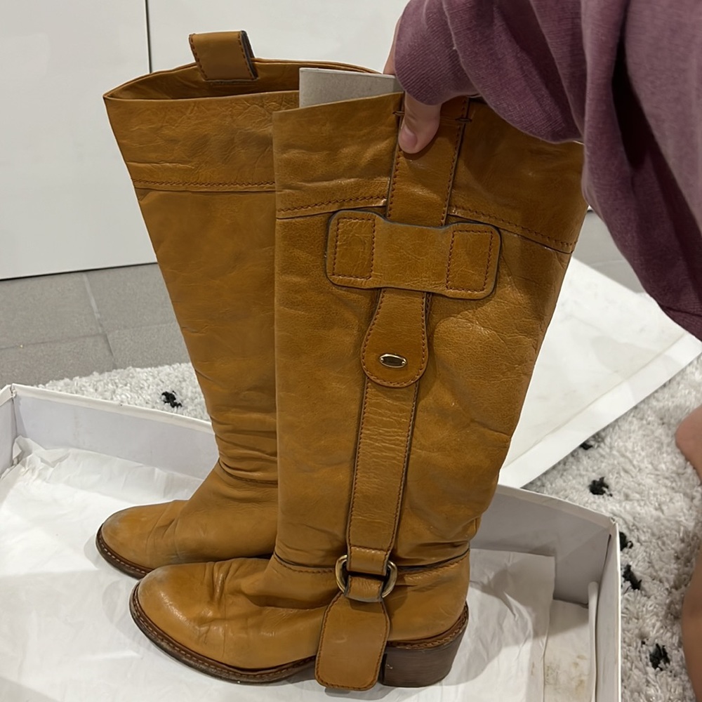 Vintage leather Chloe riding boots 39